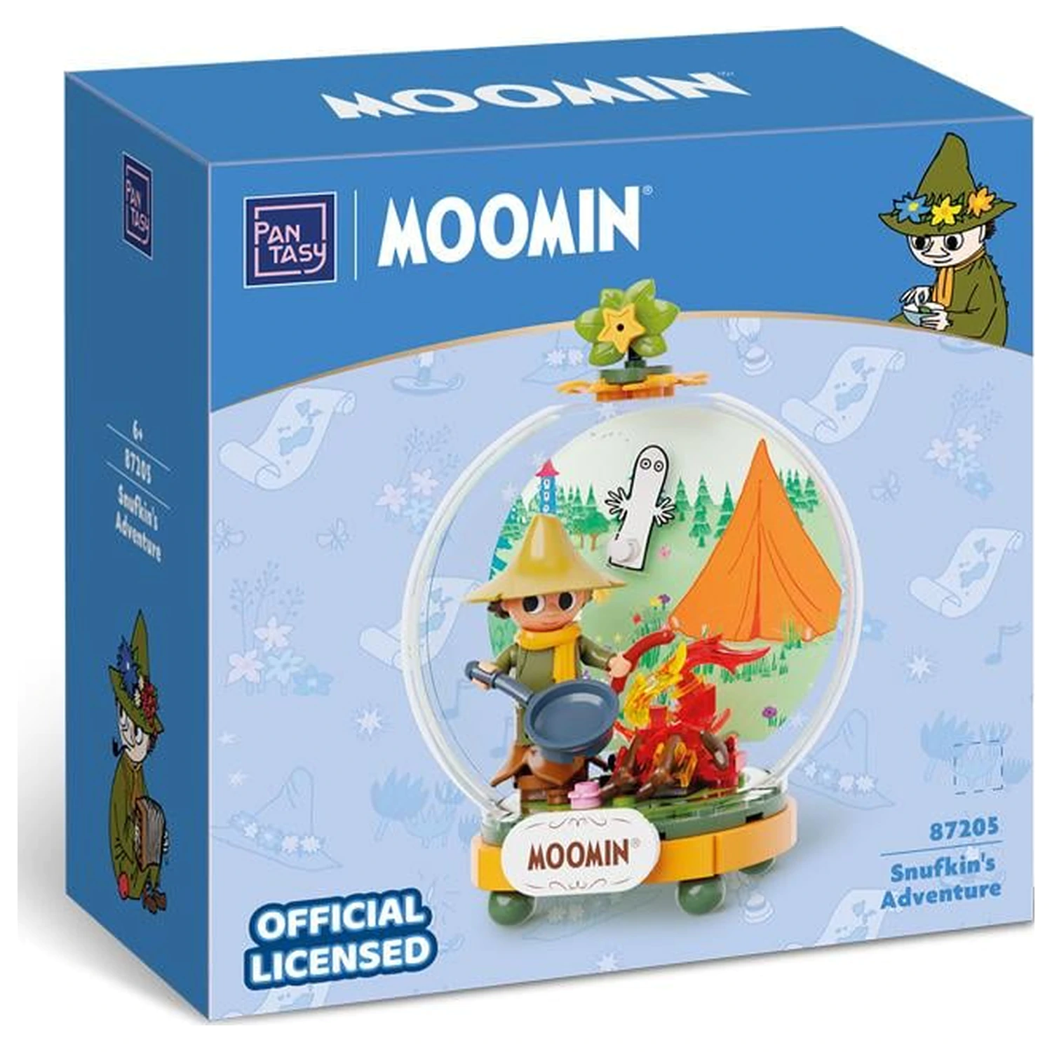 Moomin Snufkin's Adventure Building Block 86 piese poza produsului