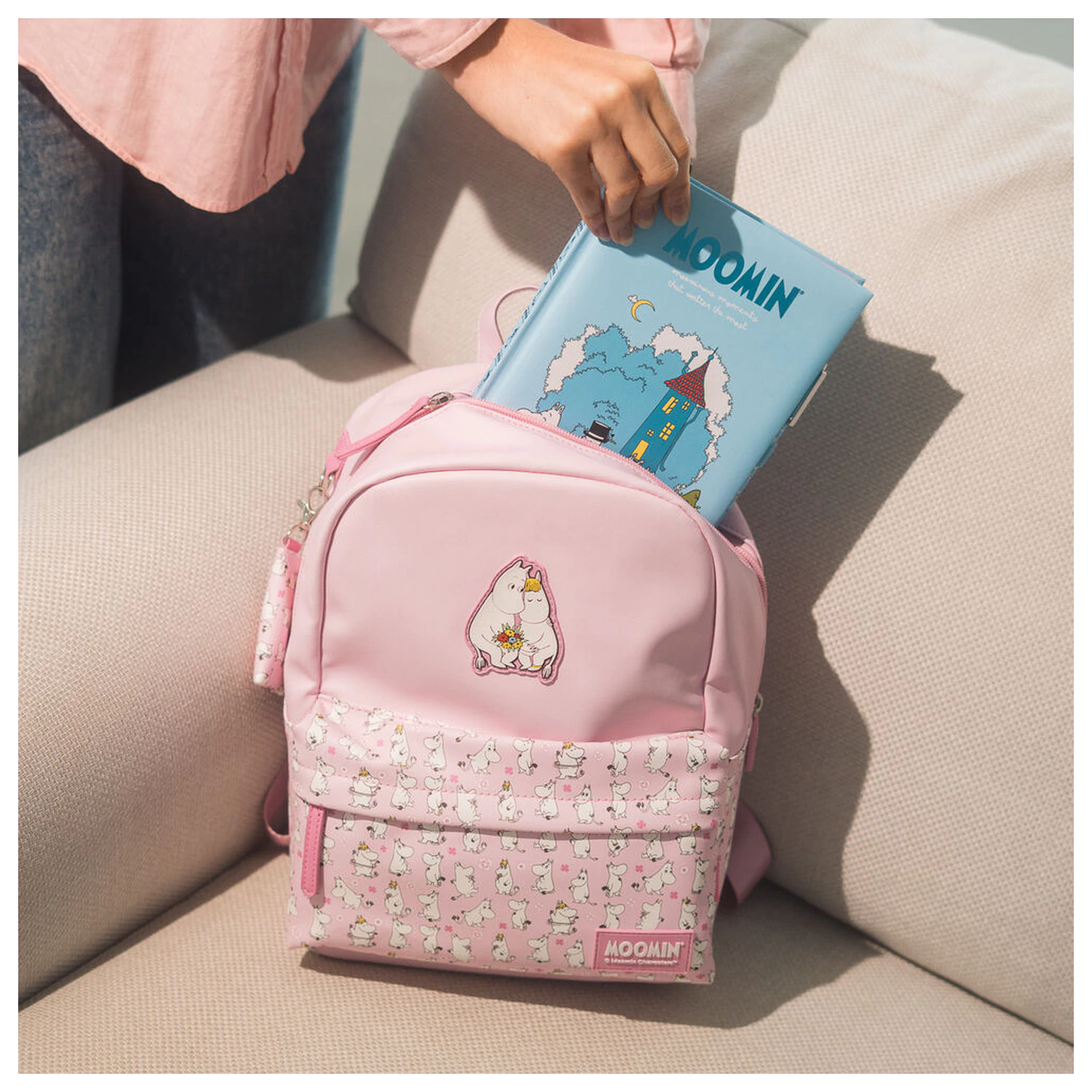 Moomin rucsac poza produsului