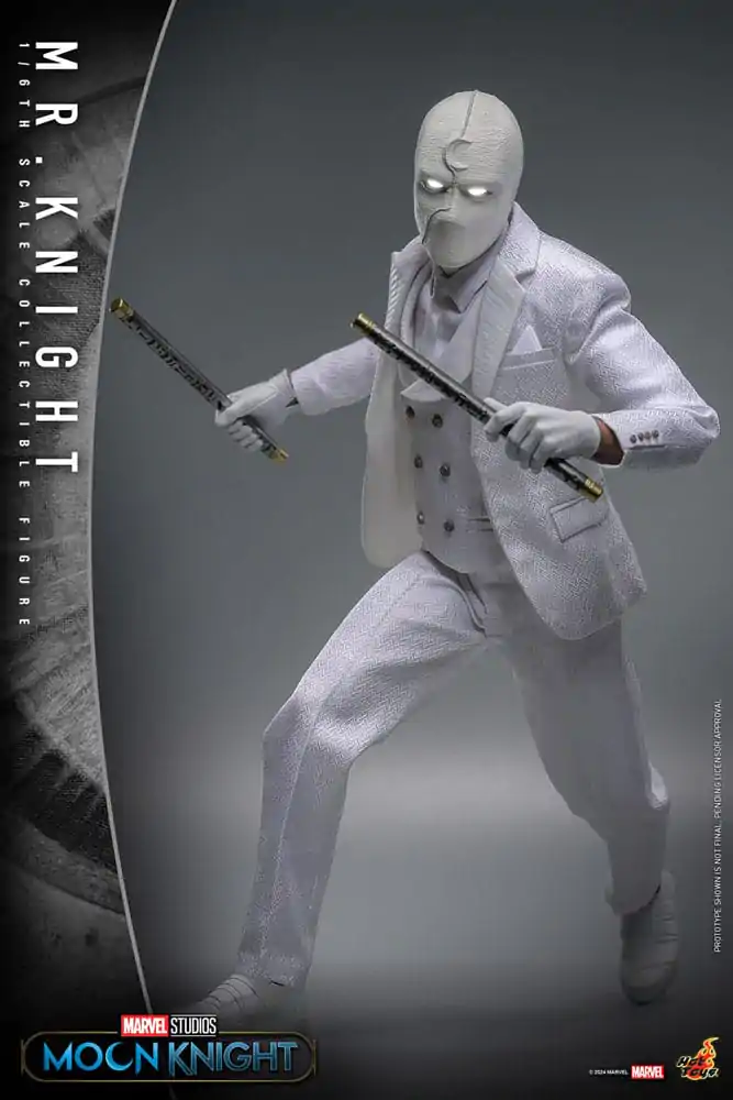 Figurină Acțiune Moon Knight 1/6 Mr. Knight 29 cm poza produsului