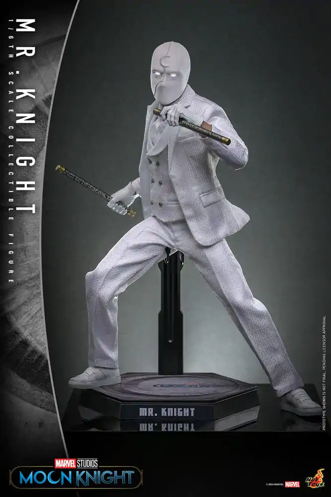 Figurină Acțiune Moon Knight 1/6 Mr. Knight 29 cm poza produsului