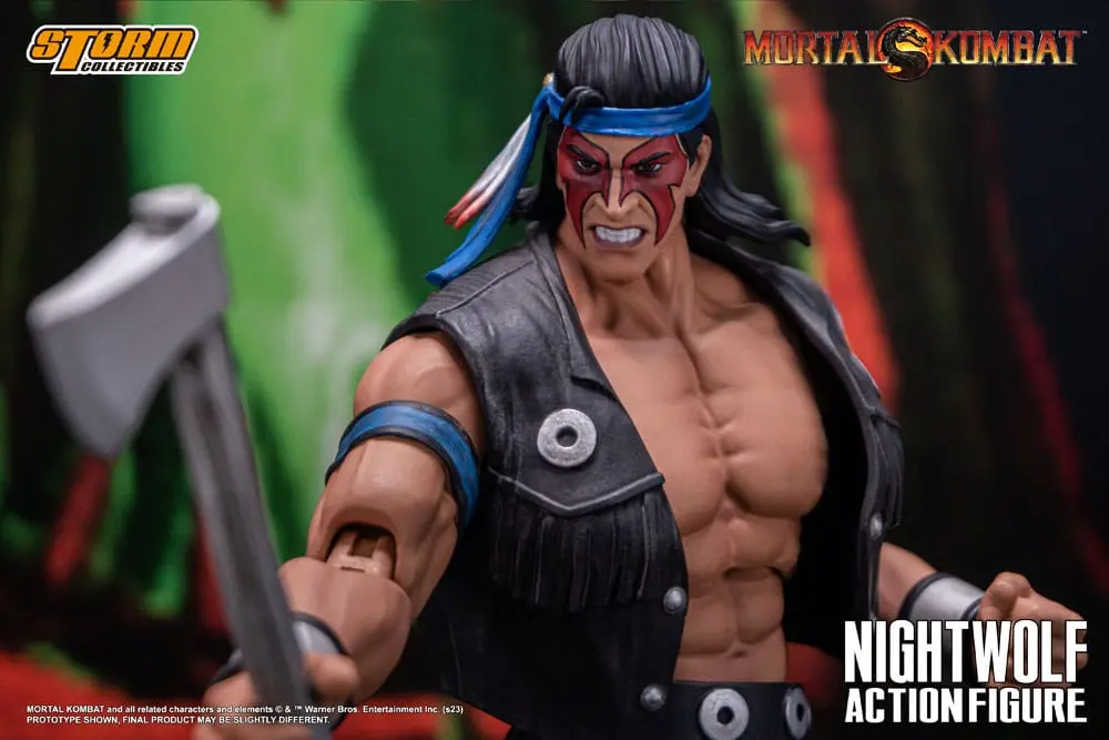 Figurină de acțiune Mortal Kombat 1/12 Nightwolf 18 cm poza produsului