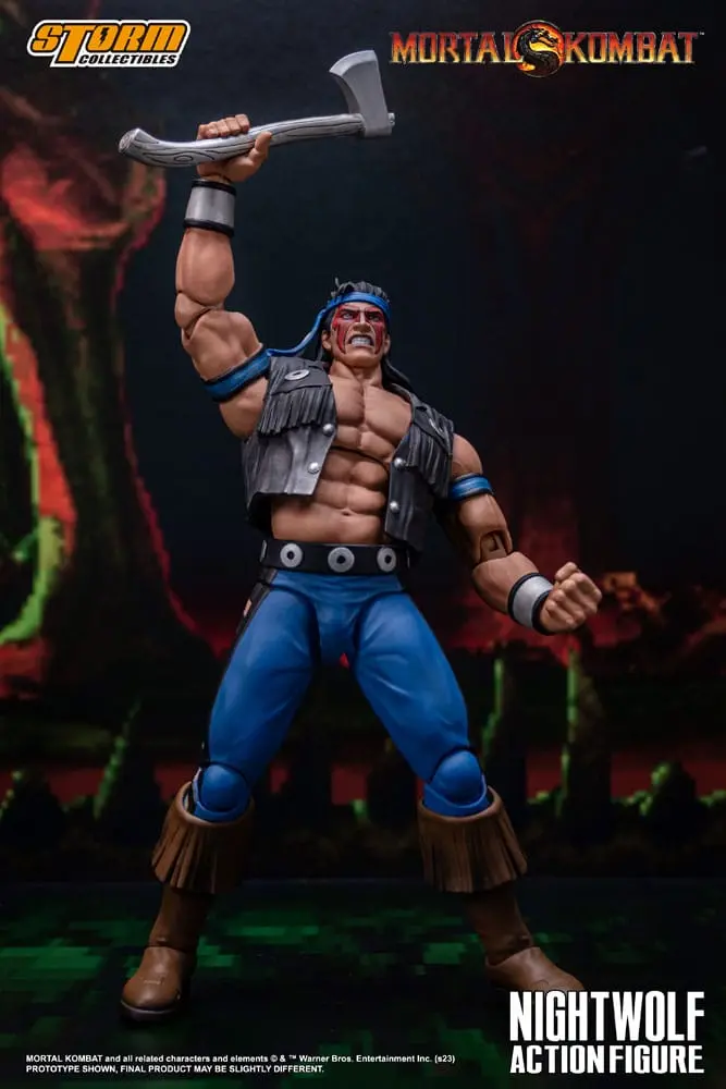 Figurină de acțiune Mortal Kombat 1/12 Nightwolf 18 cm poza produsului