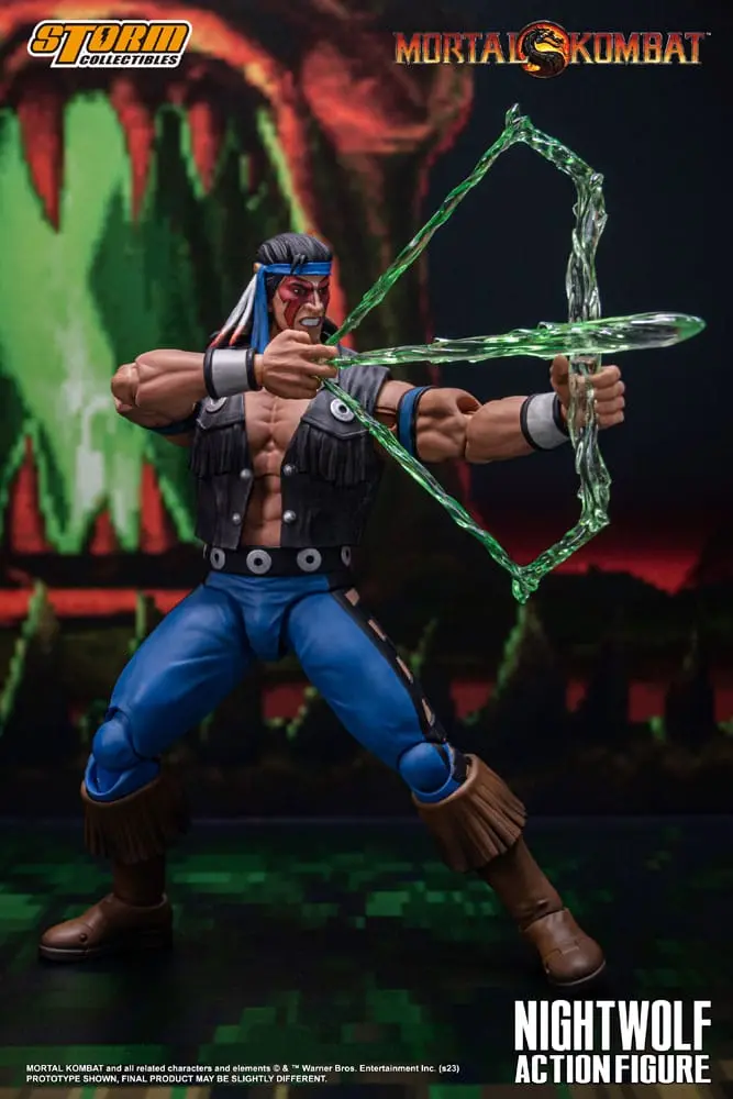 Figurină de acțiune Mortal Kombat 1/12 Nightwolf 18 cm poza produsului