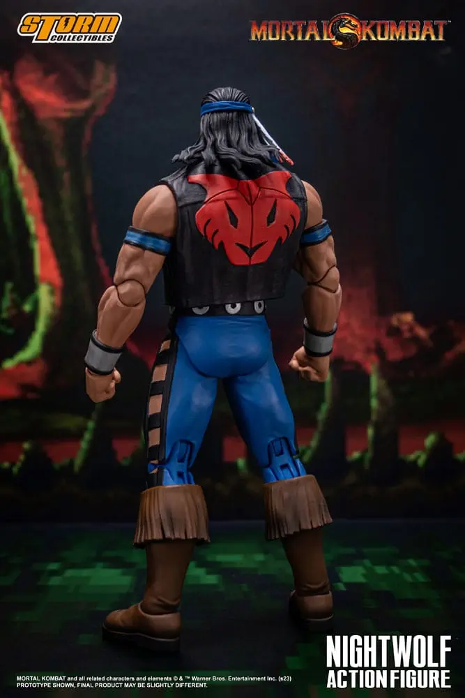 Figurină de acțiune Mortal Kombat 1/12 Nightwolf 18 cm poza produsului