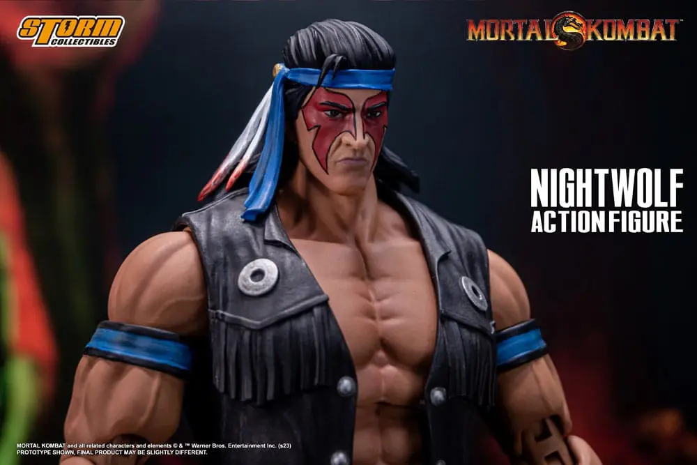 Figurină de acțiune Mortal Kombat 1/12 Nightwolf 18 cm poza produsului