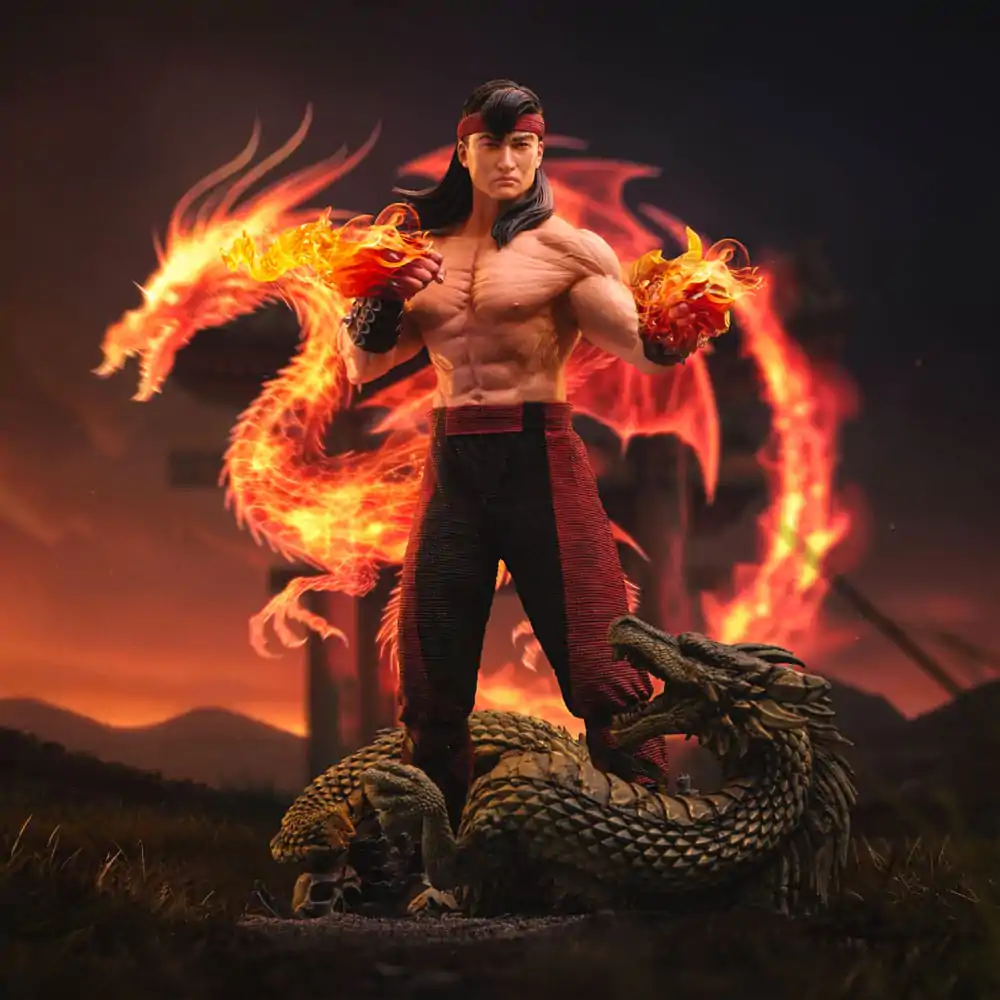 Statuie Scară Artistică Mortal Kombat 1/10 Liu Kang 23 cm poza produsului