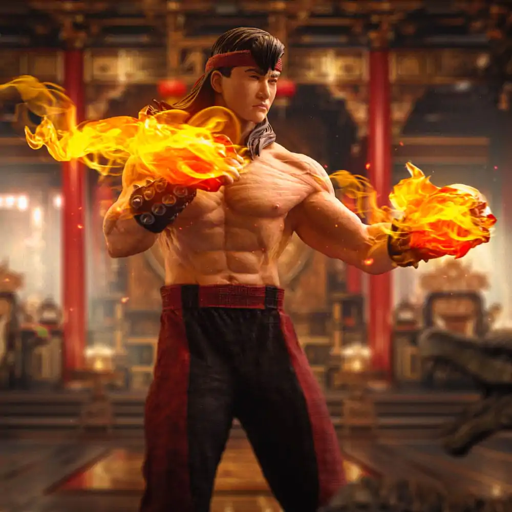 Statuie Scară Artistică Mortal Kombat 1/10 Liu Kang 23 cm poza produsului