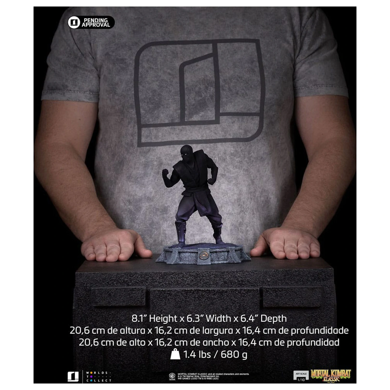 Mortal Kombat Art Scale Statuie 1/10 Noob Saibot (Ninjas Collection) 21 cm poza produsului