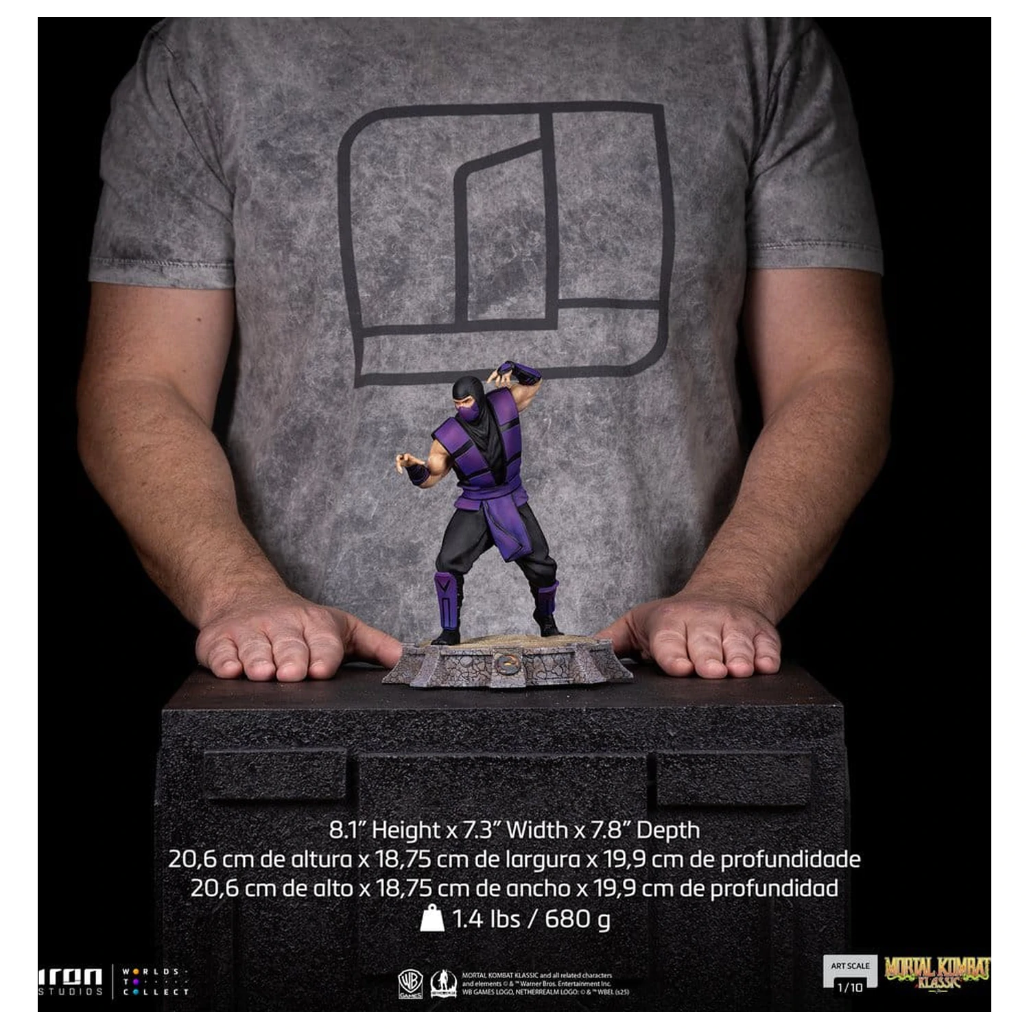 Statueta Mortal Kombat Art Scale 1/10 Rain 21 cm poza produsului