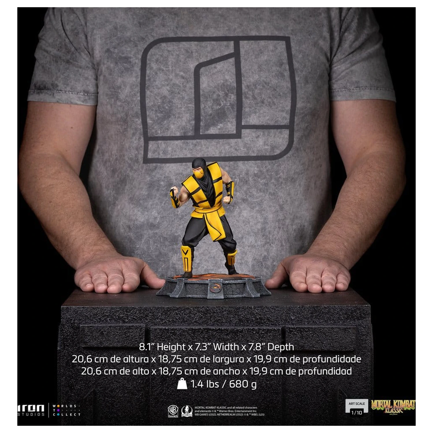 Mortal Kombat Art Scale Statuie 1/10 Scorpion (Variant) 21 cm poza produsului