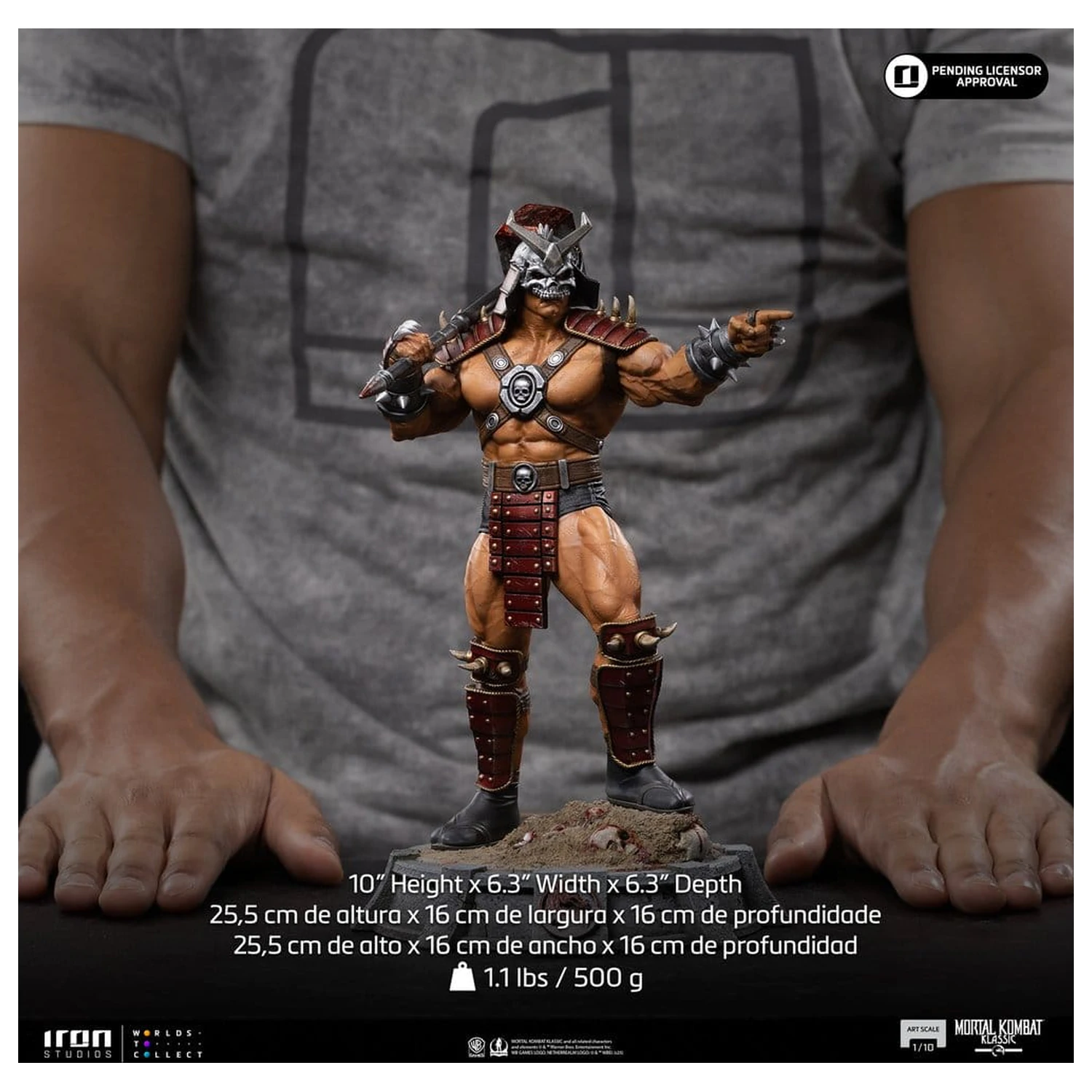 Mortal Kombat Art Scale Statuie 1/10 Shao Khan 26 cm poza produsului