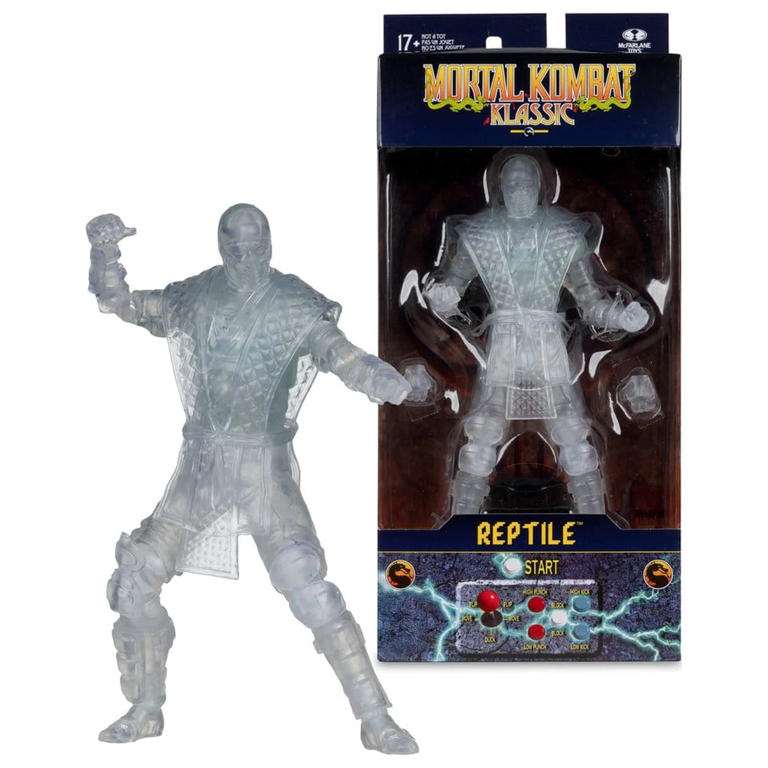 Mortal Kombat Klassic Figurina de actiune Reptile (Invisible) 18 cm poza produsului