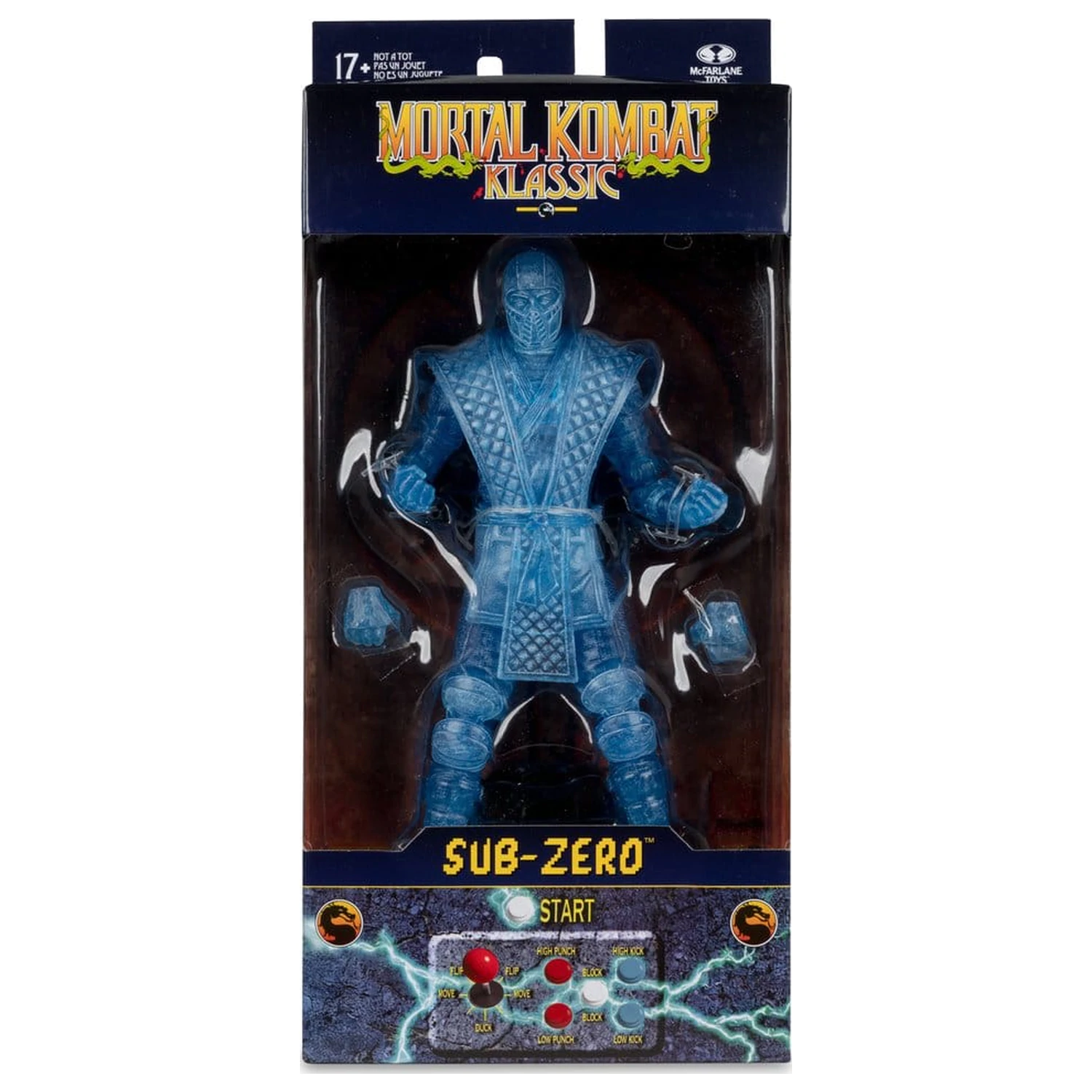 Mortal Kombat Klassic Figurina de actiune Sub-Zero (Ice Clone) 18 cm poza produsului