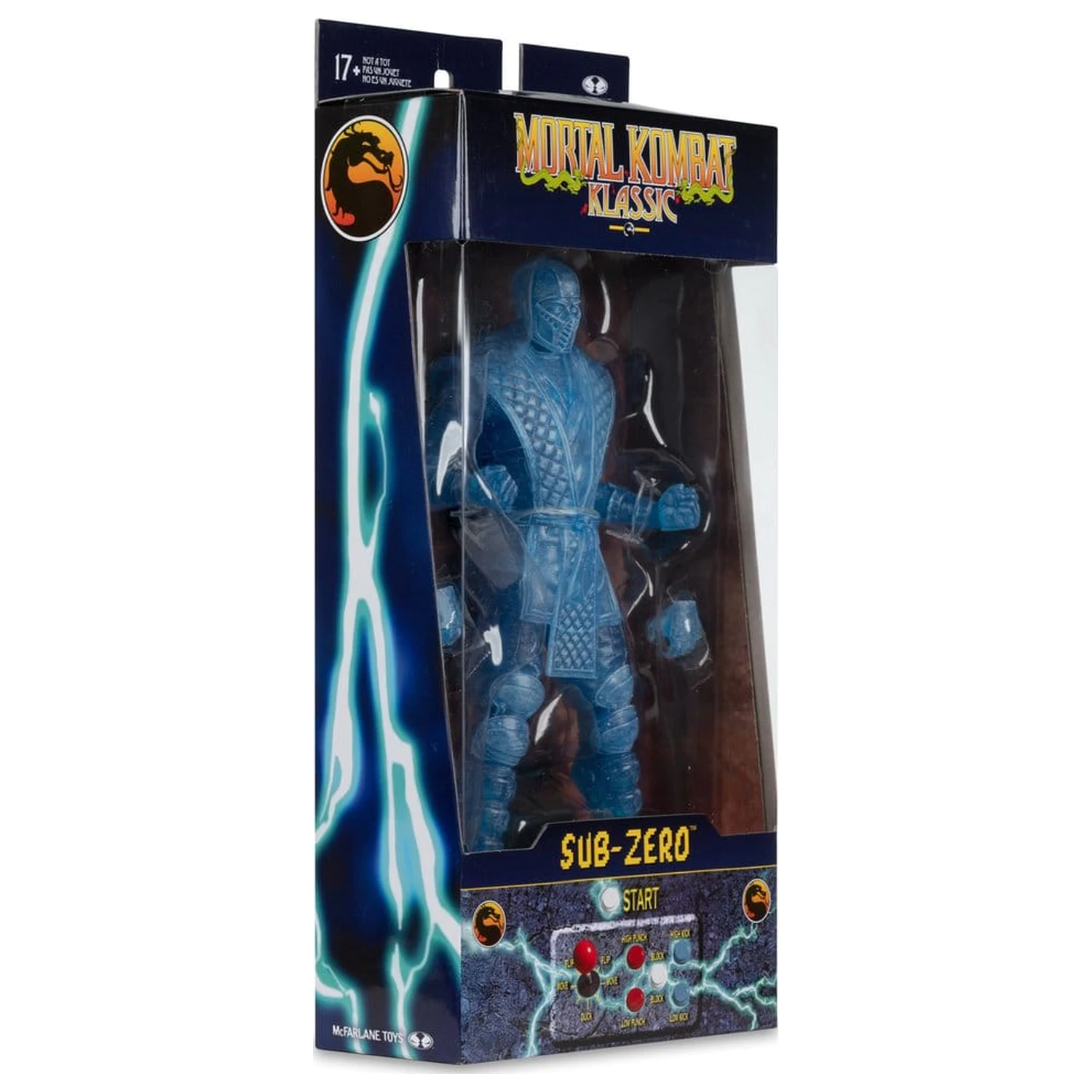 Mortal Kombat Klassic Figurina de actiune Sub-Zero (Ice Clone) 18 cm poza produsului