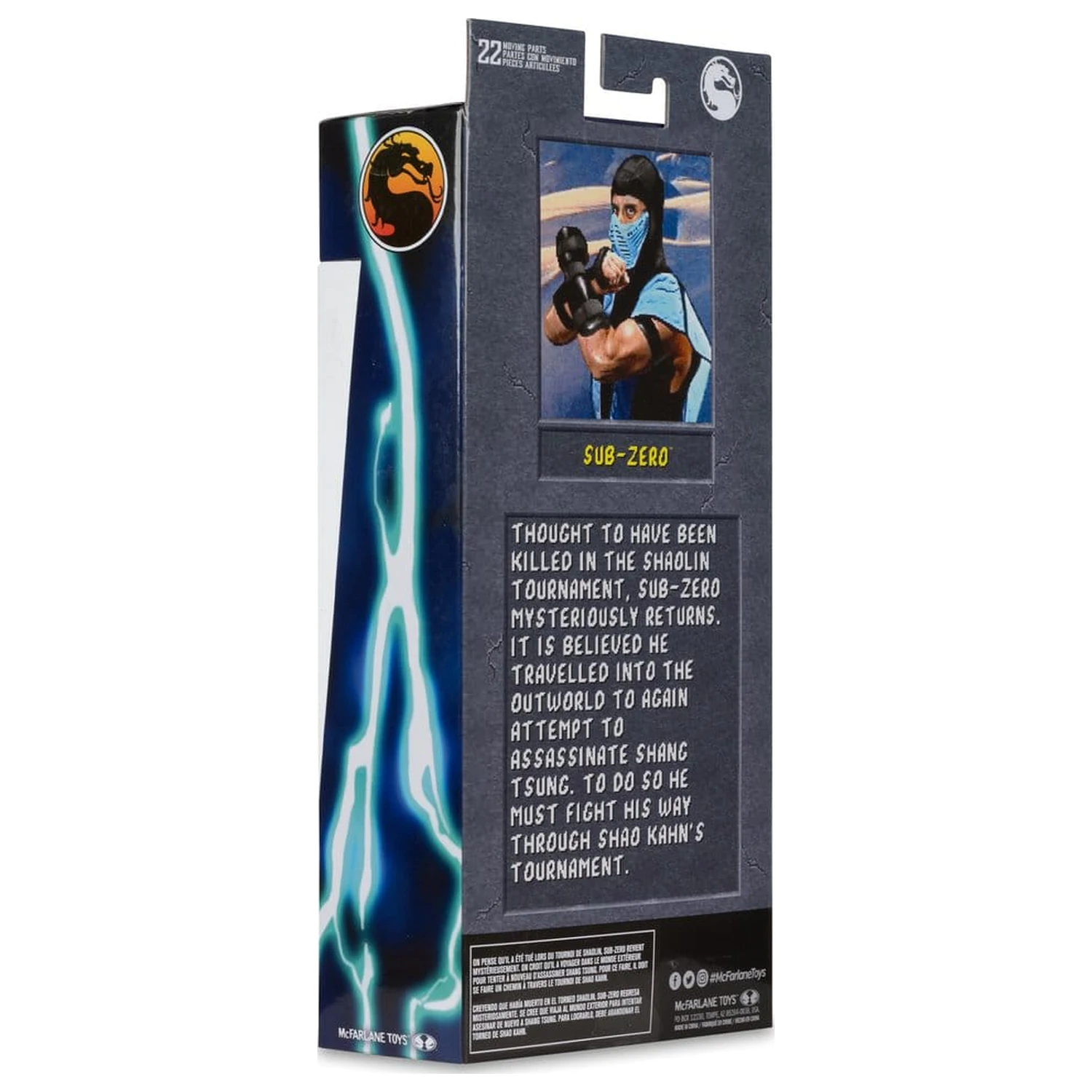 Mortal Kombat Klassic Figurina de actiune Sub-Zero (Ice Clone) 18 cm poza produsului