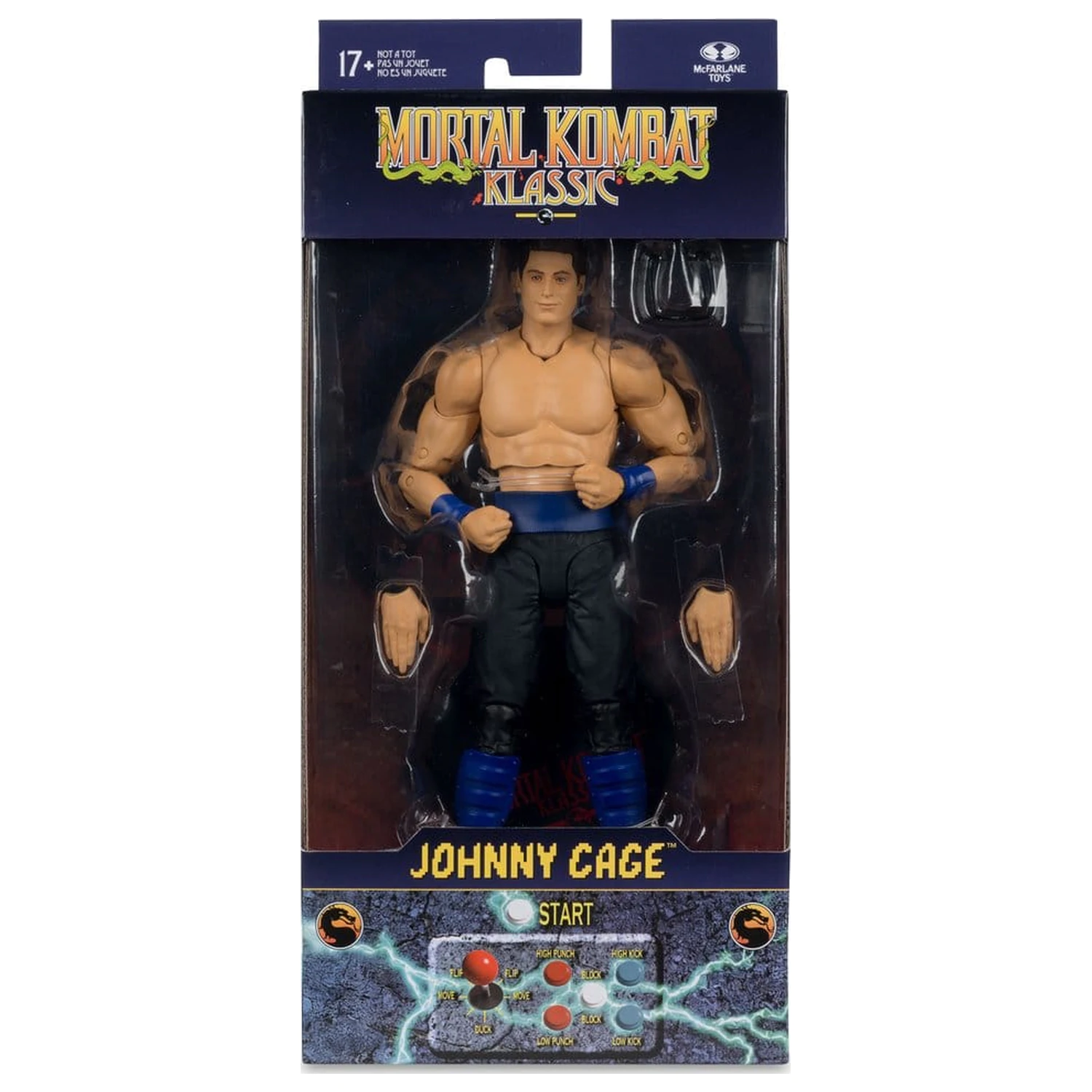 Mortal Kombat Klassics Figurina de actiune Johnny Cage 19 cm poza produsului