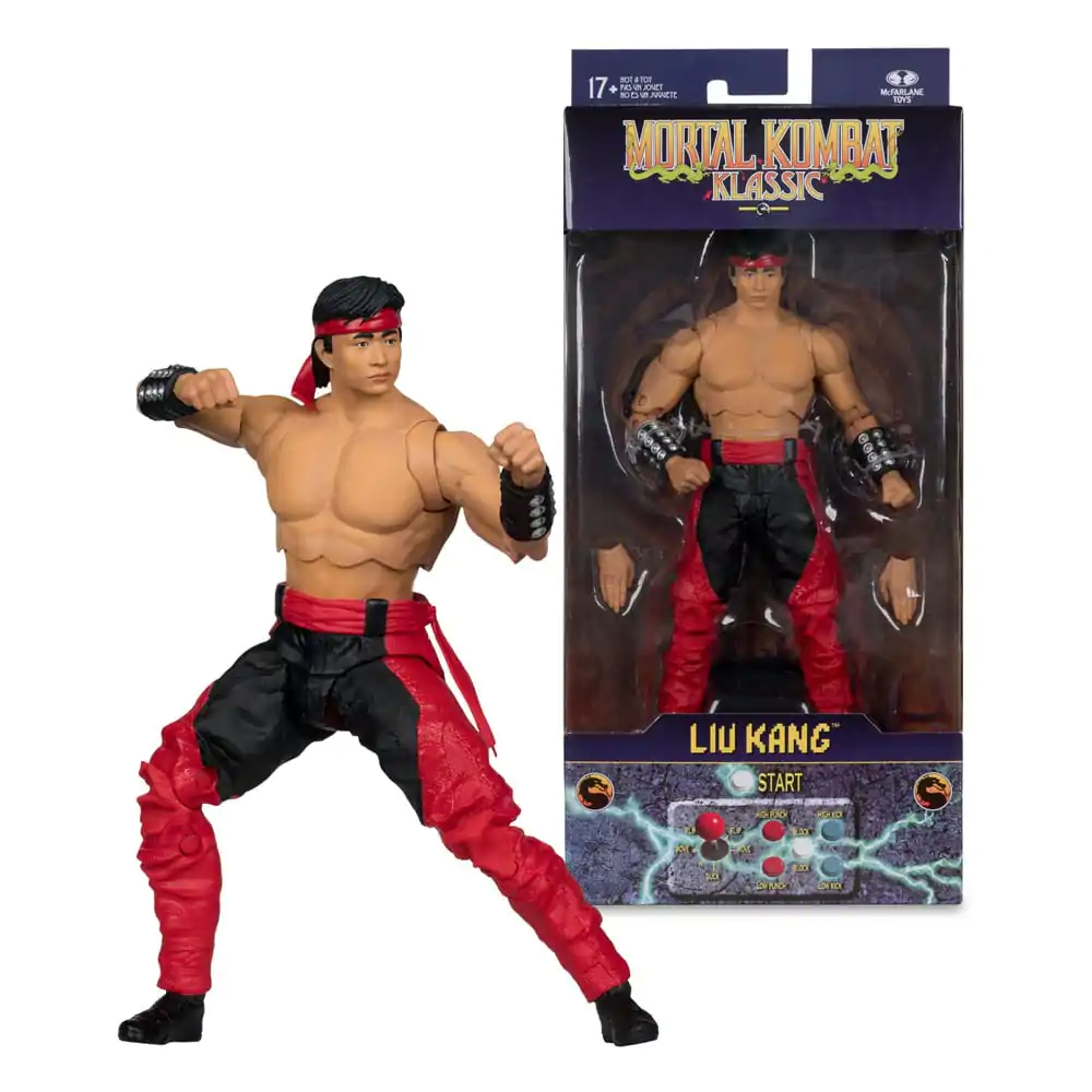 Mortal Kombat Klassics Figurina de actiune Liu Kang 18 cm poza produsului