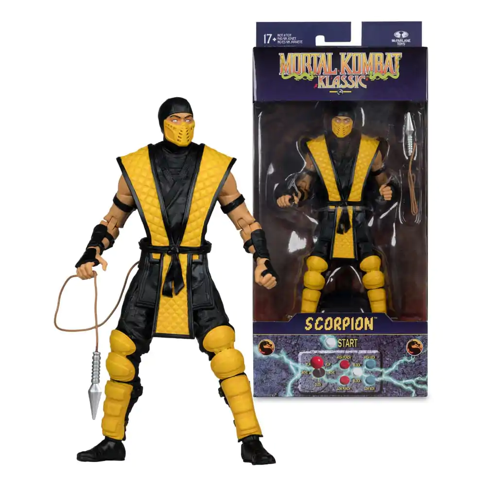 Mortal Kombat Klassics Figurina de actiune Scorpion 18 cm poza produsului