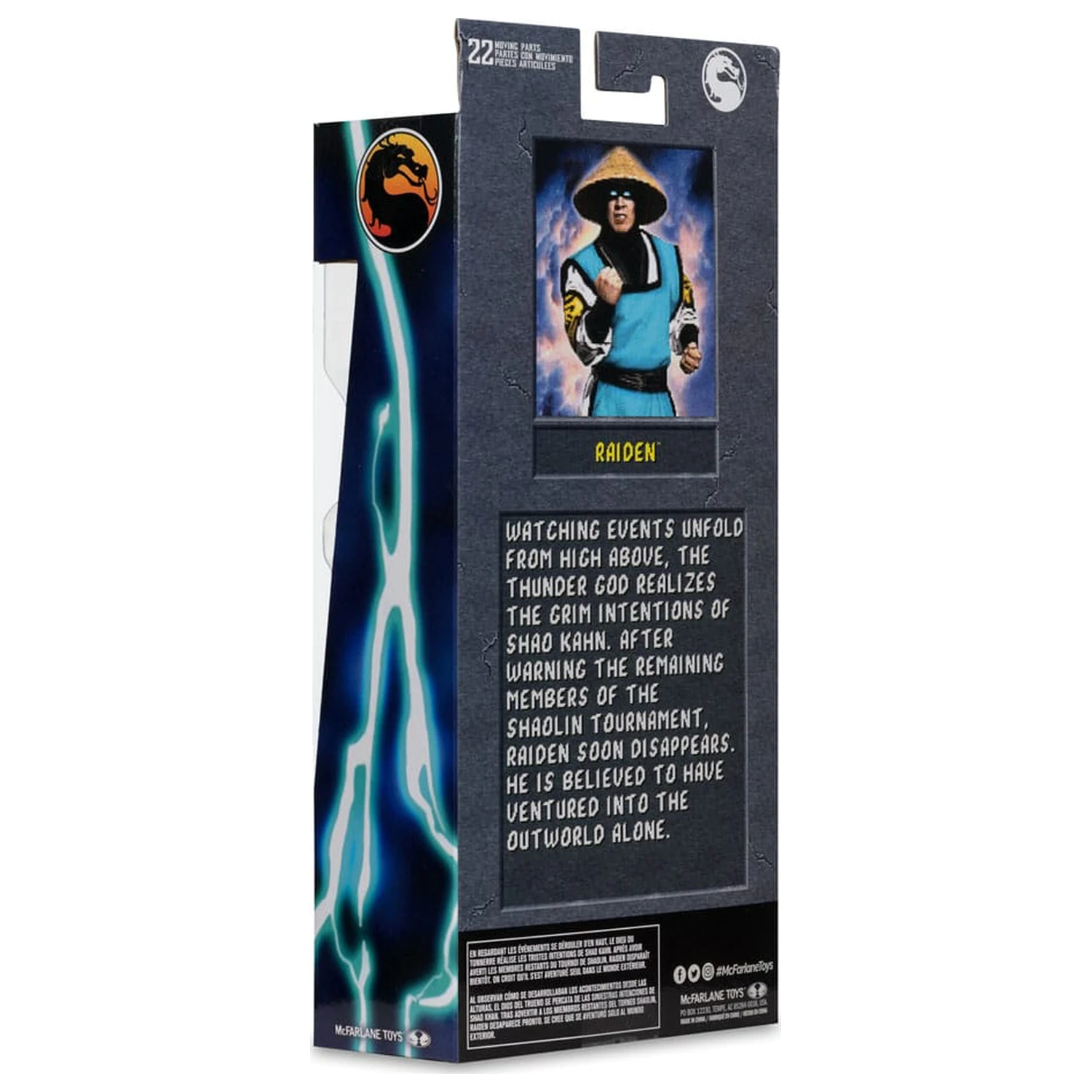 Mortal Kombat Klassiks Figurina de actiune Raiden 18 cm poza produsului