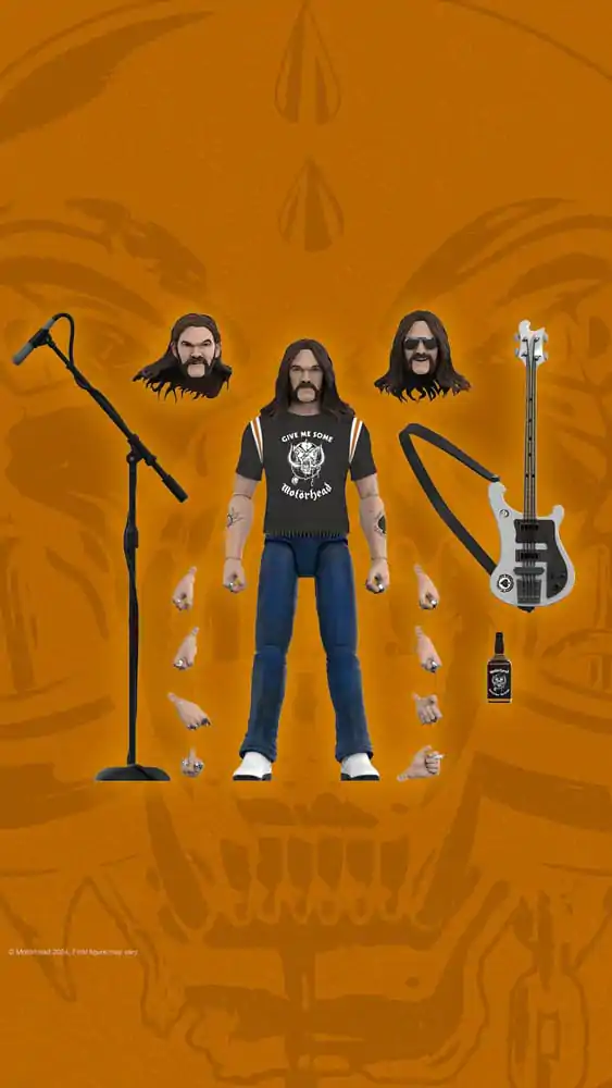 Figurină Acțiune Motorhead Ultimates Wave 2 Lemmy 18 cm poza produsului