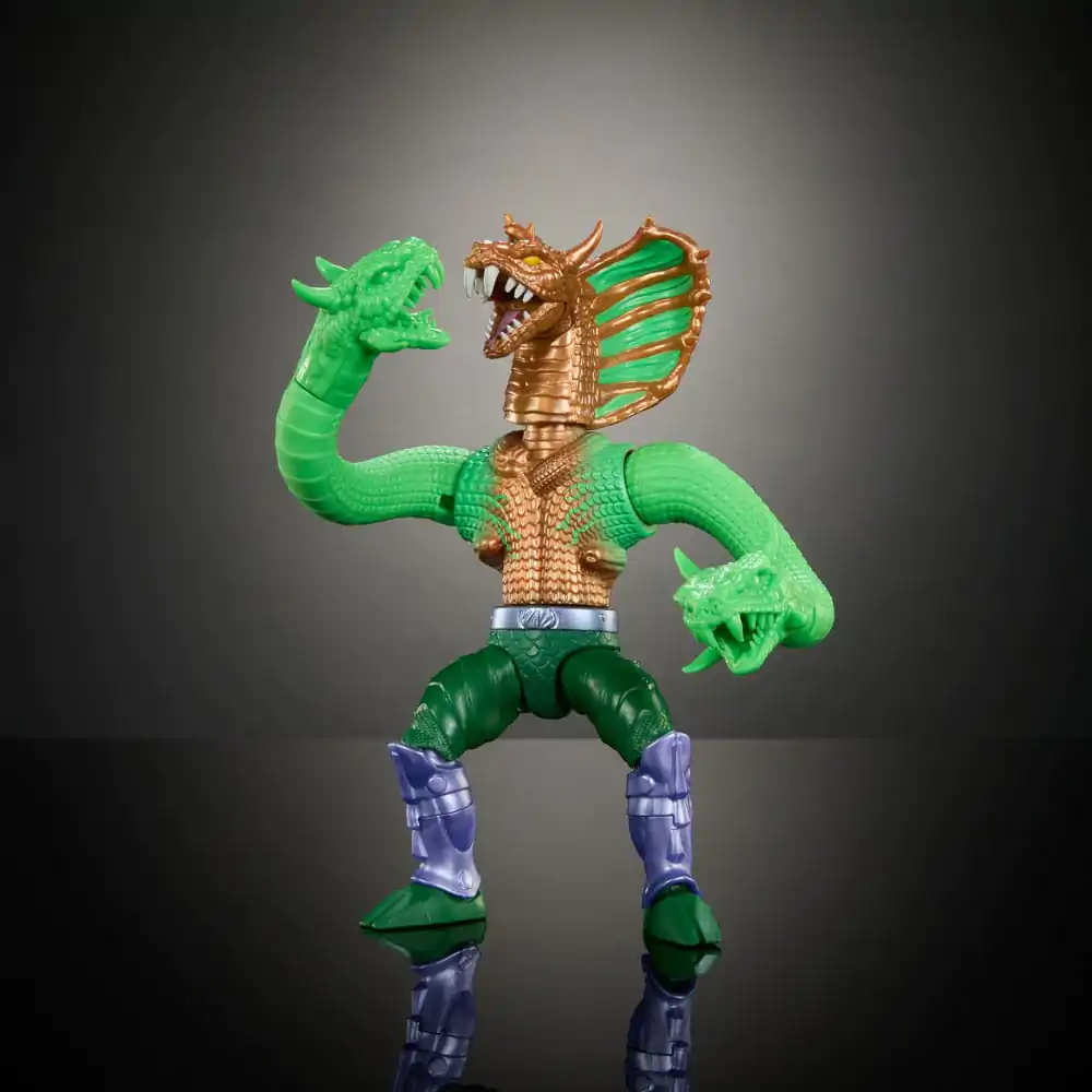 MOTU x TMNT: Turtles of Grayskull Deluxe Action Figure King Hiss 14 cm poza produsului