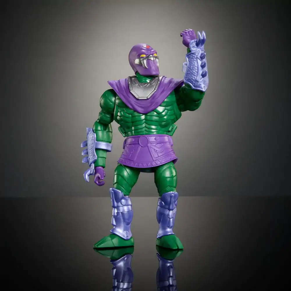 MOTU x TMNT: Turtles of Grayskull Deluxe Action Figure King Hiss 14 cm poza produsului
