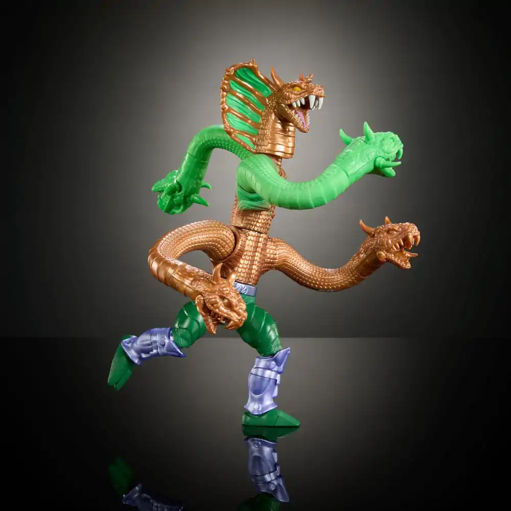 MOTU x TMNT: Turtles of Grayskull Deluxe Action Figure King Hiss 14 cm poza produsului