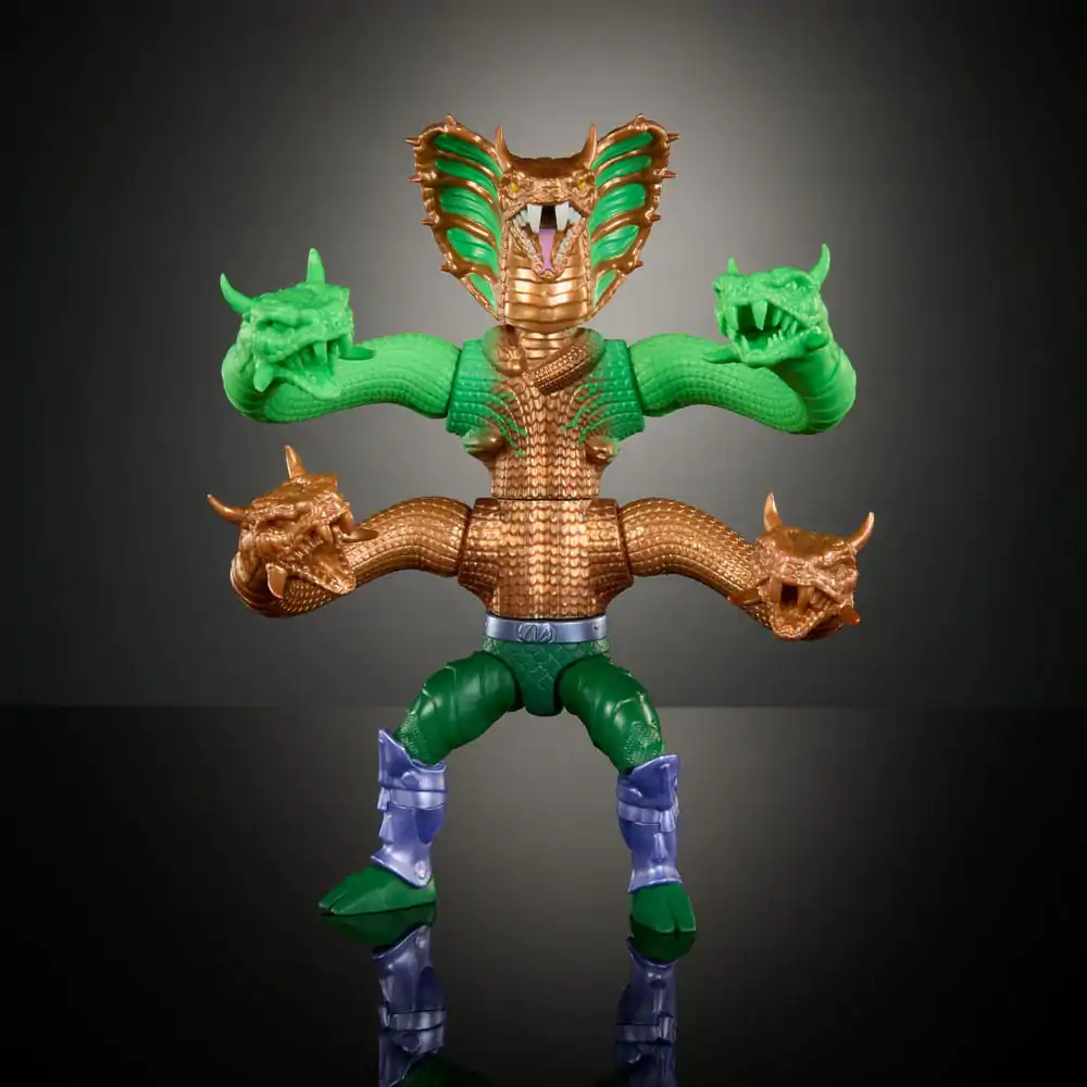 MOTU x TMNT: Turtles of Grayskull Deluxe Action Figure King Hiss 14 cm poza produsului