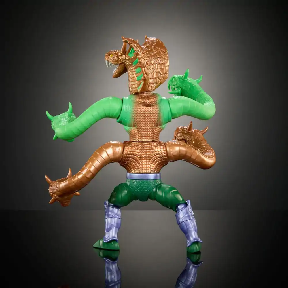 MOTU x TMNT: Turtles of Grayskull Deluxe Action Figure King Hiss 14 cm poza produsului