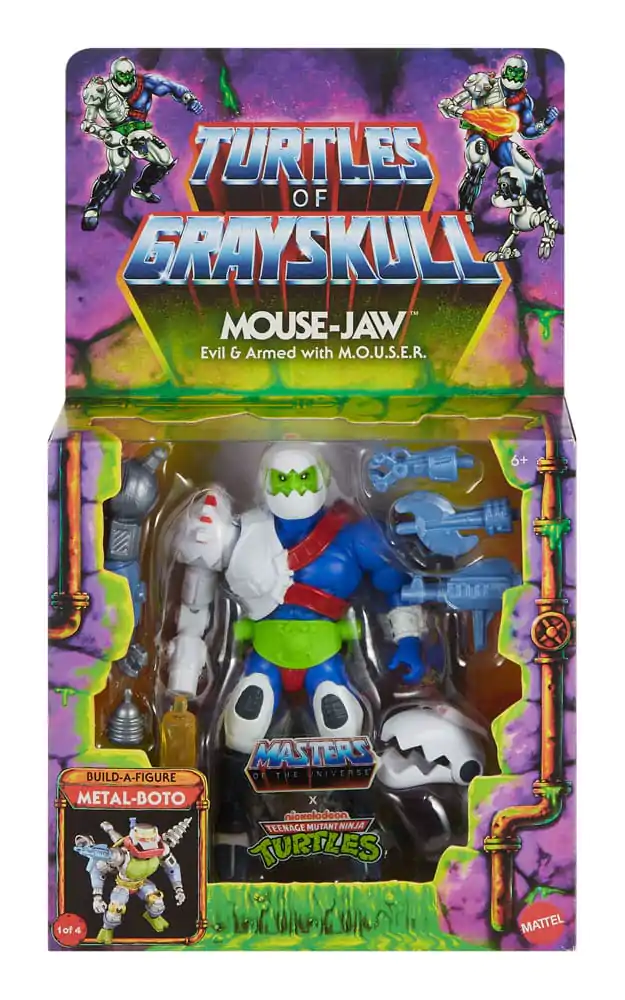 MOTU x TMNT: Țestoasele din Grayskull Figurina de Acțiune Deluxe Mouse-Jaw 14 cm poza produsului