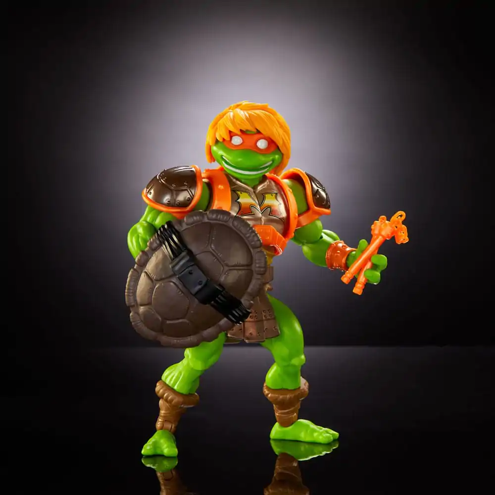 MOTU x TMNT: Turtles of Grayskull Figurina de Acțiune Michelangelo 14 cm poza produsului