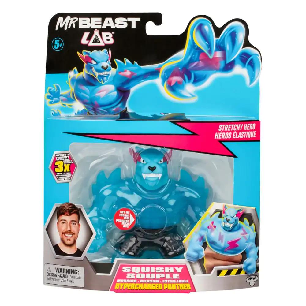 Mr. Beast Lab Figurina extensibilă Goo Jit Zu Pantera hiperîncărcată 11 cm poza produsului