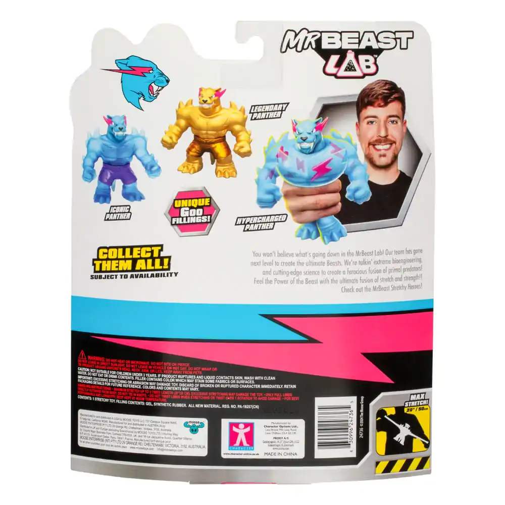 Mr. Beast Lab Figurina extensibilă Goo Jit Zu Pantera hiperîncărcată 11 cm poza produsului