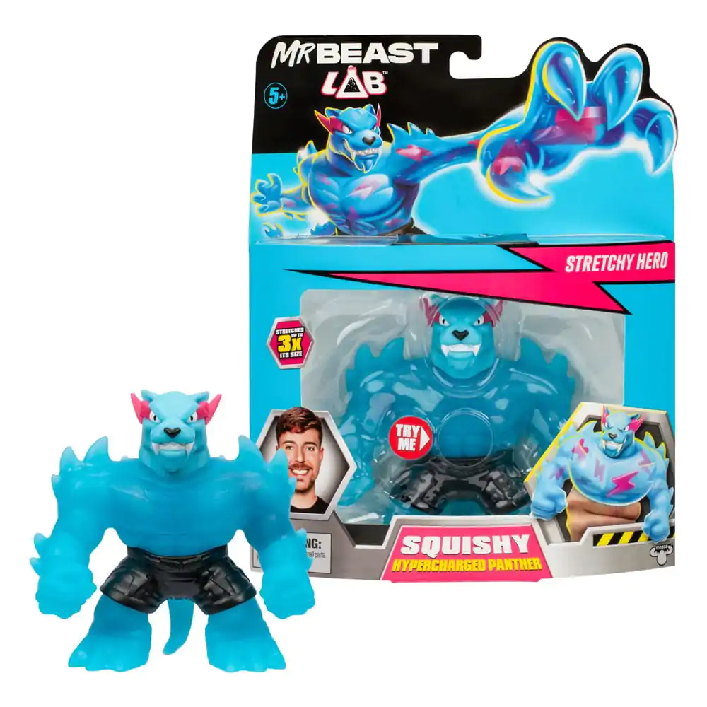 Mr. Beast Lab Figurina extensibilă Goo Jit Zu Pantera hiperîncărcată 11 cm poza produsului