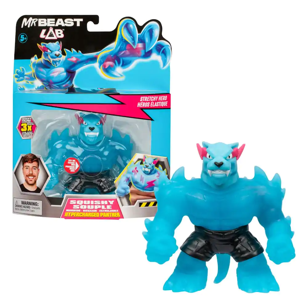 Mr. Beast Lab Figurina extensibilă Goo Jit Zu Pantera hiperîncărcată 11 cm poza produsului