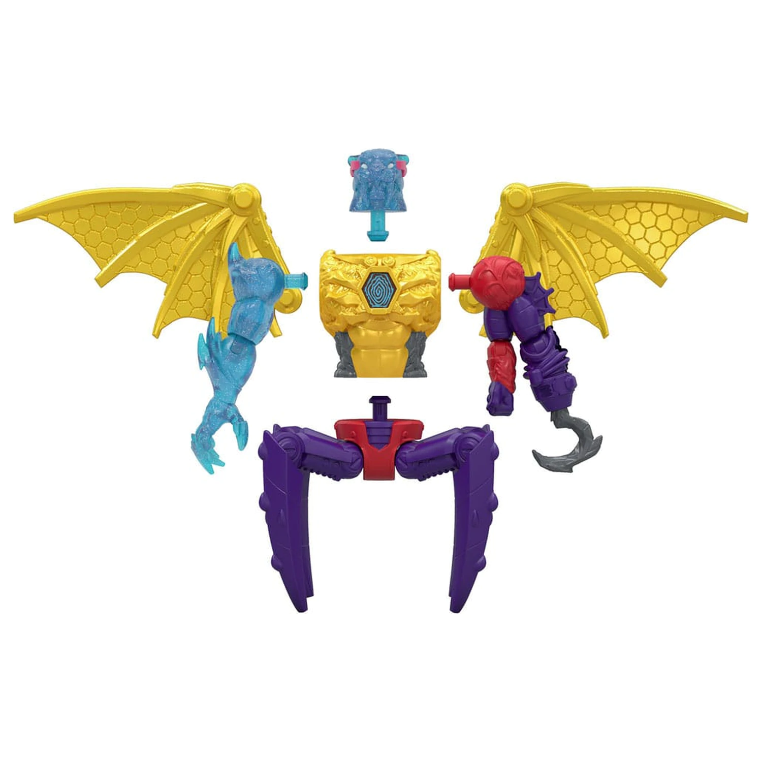 Mr. Beast Lab Hybrids Series 2 Mini Figurine pachet de 2 Spider vs Energy Panther 11 cm poza produsului