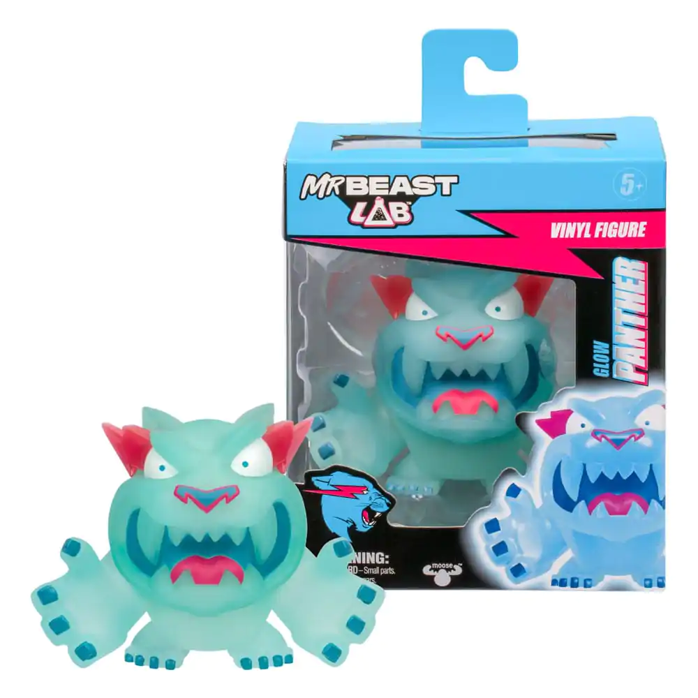 Mr. Beast Figurina Vinyl Pantera Fosforescentă 9 cm poza produsului