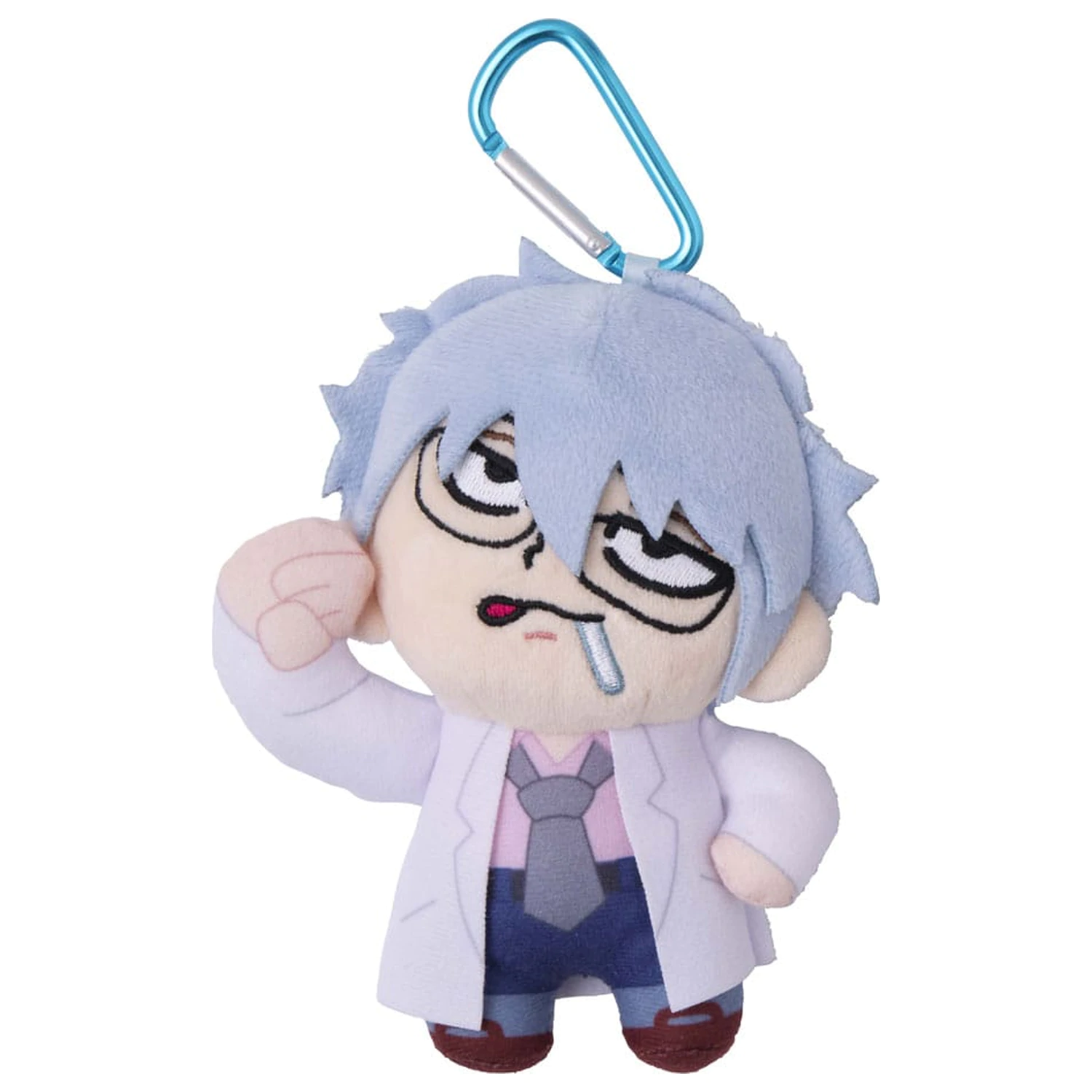 Mr. Ginpachi´s Zany Class x Okawabukubu Youth Plush Breloc Ginpachi Sakata 12 cm poza produsului