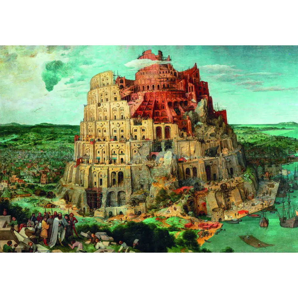 Museum Bruegel The Tower of Babel puzzle 1000 piese poza produsului