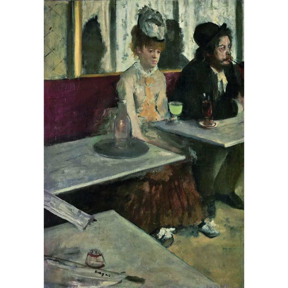 Museum Degas Dans un Cafe puzzle 1000 piese poza produsului