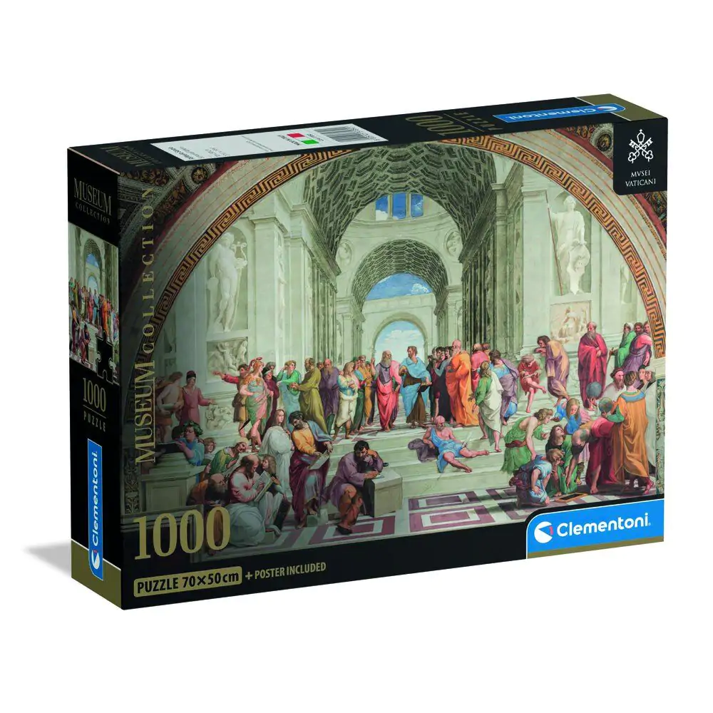 Museum Raffaello School of Athens puzzle 1000 piese poza produsului