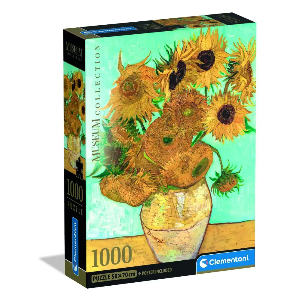 Museum Van Gogh Sunflowers puzzle 1000 piese poza produsului