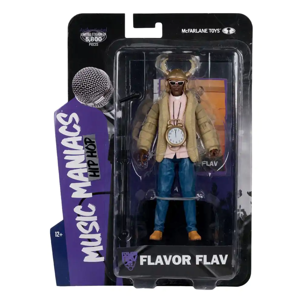 Figurină de acțiune Hip Hop Music Maniacs Flavor Flav 16 cm poza produsului