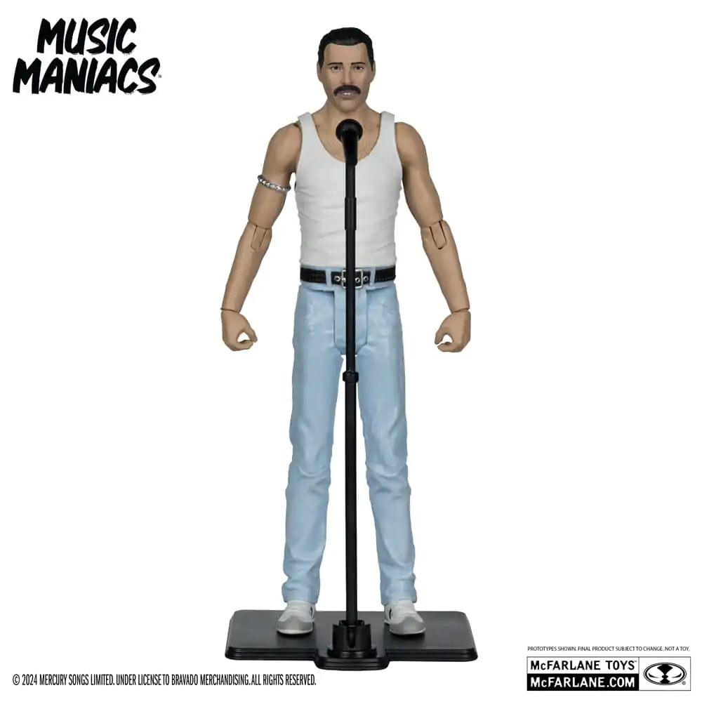 Figurină de acțiune Rock Music Maniacs Freddie Mercury 15 cm poza produsului