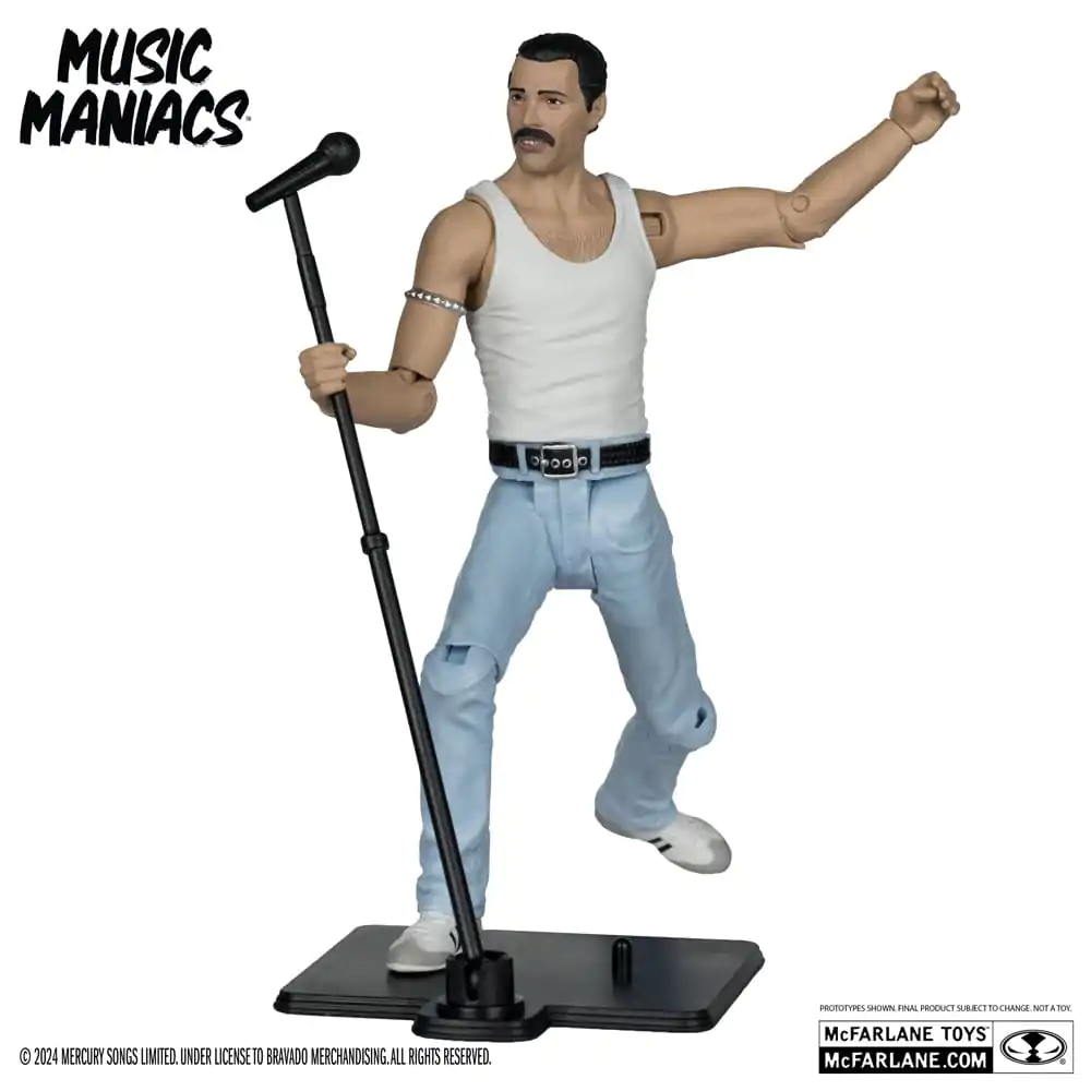 Figurină de acțiune Rock Music Maniacs Freddie Mercury 15 cm poza produsului