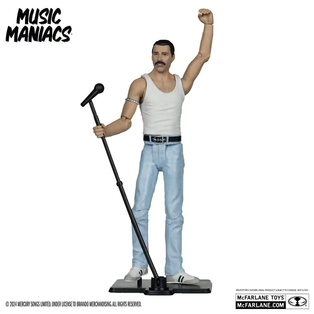 Figurină de acțiune Rock Music Maniacs Freddie Mercury 15 cm poza produsului