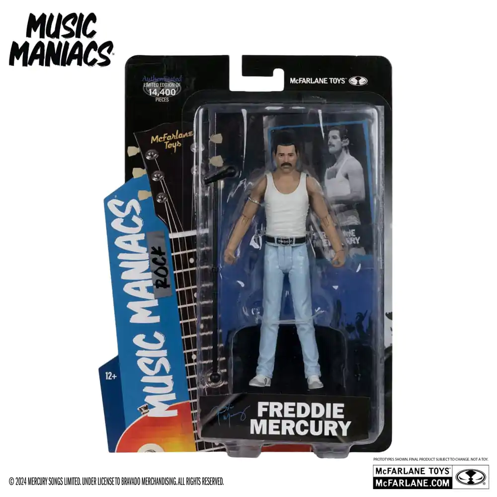 Figurină de acțiune Rock Music Maniacs Freddie Mercury 15 cm poza produsului