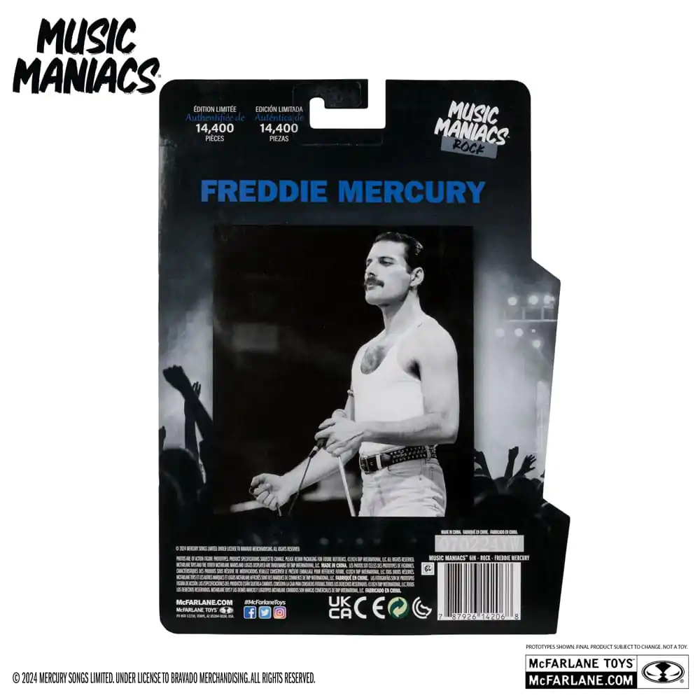 Figurină de acțiune Rock Music Maniacs Freddie Mercury 15 cm poza produsului