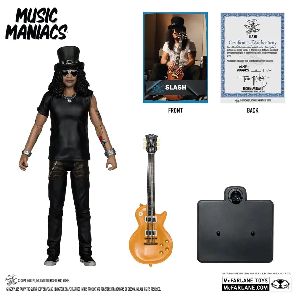 Figurină de acțiune Music Maniacs Rock Slash 15 cm poza produsului