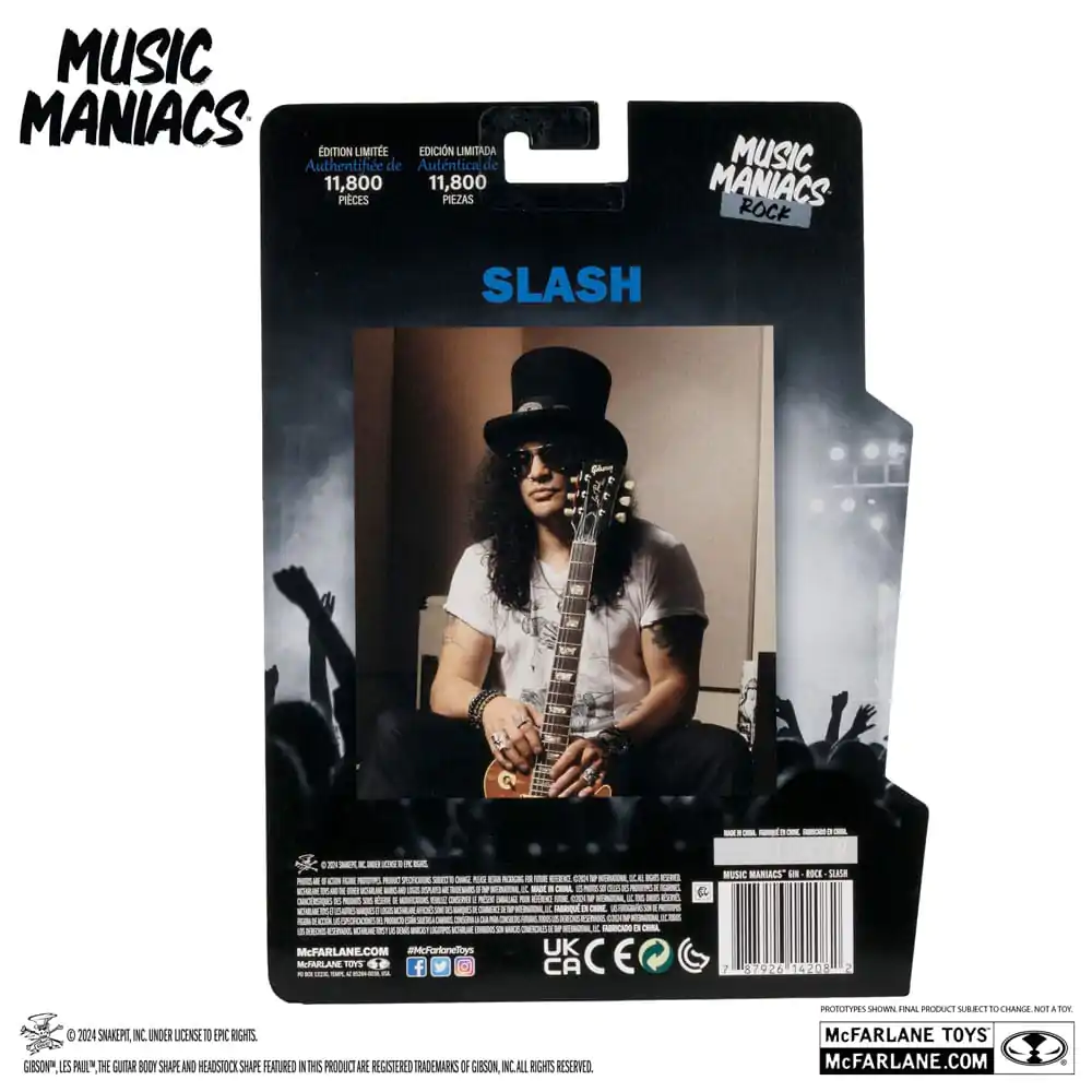 Figurină de acțiune Music Maniacs Rock Slash 15 cm poza produsului